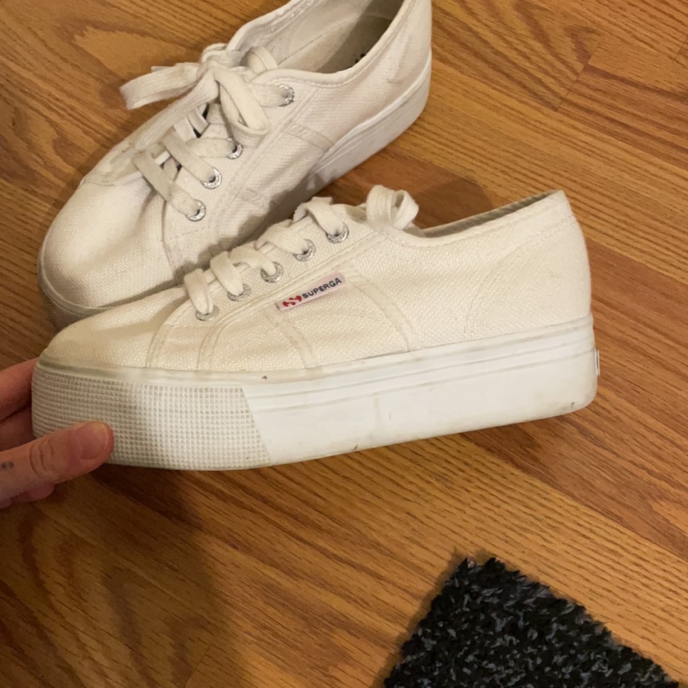 White platform Superga Sneakers